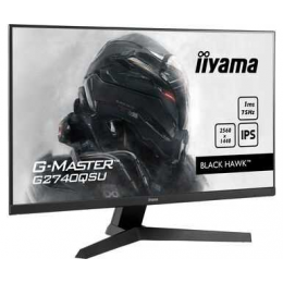 Монитор LCD 27'' [16:9] 2560х1440(WQHD) IPS, nonGLARE, 250cd/m2, H178°/V178°, 1000:1, 80M:1, 16,7 миллионов цветов, 1ms, HDMI, DP, USB-Hub, Tilt, Speakers, Audio out, 3Y, Black