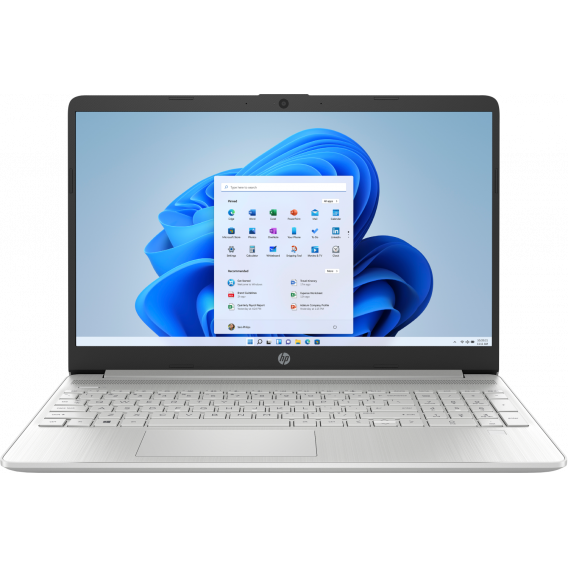 Ноутбук HP 502J9EA Laptop 15s-eq2060ur 15.6" FHD(1920x1080) IPS/AMD Ryzen 3 5300U 2,6Ghz Quad/8GB/512GB/Integrated/Wi-Fi/BT/HP TrueVision 720p/Windows 11 Home/1Y/Silver