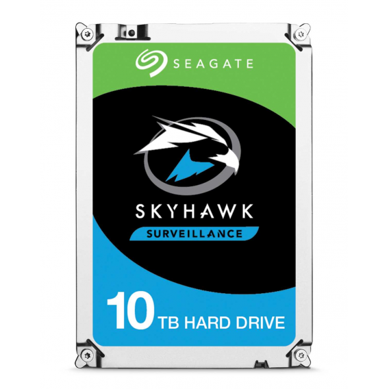 Жесткий диск Seagate SkyHawk AI ST10000VE0008 10TB, 3.5", 7200 RPM, SATA-III, 512e, 256MB, для систем видеонаблюдения