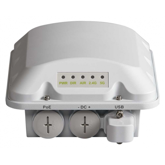 Ruckus T310d, omni, outdoor access point, 802.11ac Wave 2 2x2:2 internal BeamFlex+, dual band concurrent. One ethernet port, PoE input, DC input and USB port.  Includes mounting bracket and one year warranty. Does not include PoE injector.