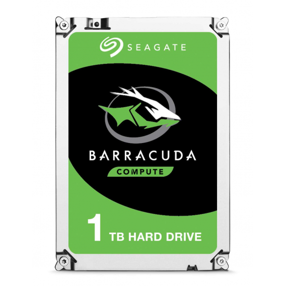 Жесткий диск Seagate BarraCuda ST1000DM010, 1TB, 3.5", 7200 RPM, SATA-III, 512e, 64MB