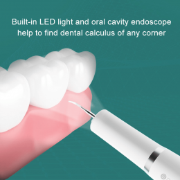 Звуковое электрическое устройство для удаления зубного камня DR.BEI Sonic Electric Dental Calculus Remover Белое