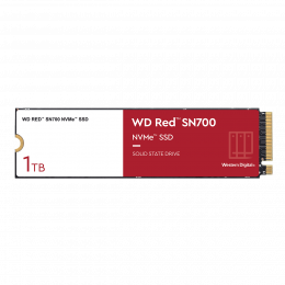 Твердотельный накопитель SSD WD Red SN700 NVMe WDS100T1R0C 1ТБ M2.2280 NVMe PCIe Gen3 8Gb/s