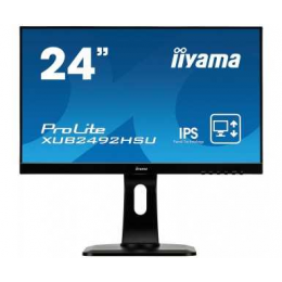 Монитор LCD 23.8'' [16:9] 1920х1080(FHD) IPS, nonGLARE, 250cd/m2, H178°/V178°, 1000:1, 5M:1, 16.7M, 5ms, VGA, HDMI, DP, USB-Hub, Height adj, Pivot, Tilt, Swivel, Speakers, 3Y, Black