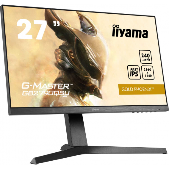 Монитор LCD 27'' 16:9 2560x1440(FHD) IPS, nonGLARE, 400cd/m2, H178°/V178°, 1000:1, 80M:1, 16.7M, 0,4 ms, VGA, HDMI, DP, USB-Hub, Height adj, Pivot, Tilt, Swivel, Speakers, Swivel, 3Y, Black