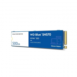 Твердотельный накопитель SSD WD Blue SN570 WDS500G3B0C 500ГБ M2.2280 NVMe PCIe Gen3 8Gb/s