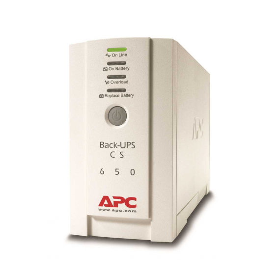 Back-UPS CS, OffLine, 650VA / 400W, Tower, IEC, Serial+USB