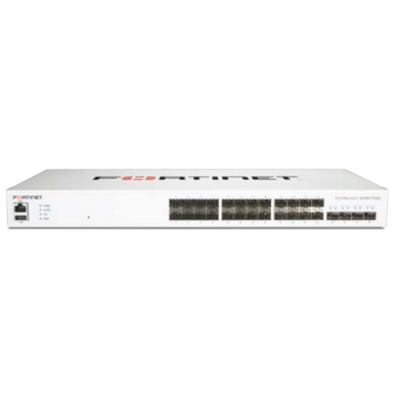 FortiSwitch-424E-Fiber Layer 2/3 FortiGate switch controller compatible switch with 24 x GE SFP ports, 4 x 10 GE SFP+ uplinks