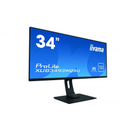 Монитор LCD 34'' 21:9 3440х1440 IPS, nonGLARE, 320cd/m2, H178°/V178°, 1000:1, 80М:1, 1,07B Color, 5ms, HDMIx3, DP, USB-Hub, Height adj., Pivot, Tilt, HAS, Speakers, Swivel, 3Y, Black