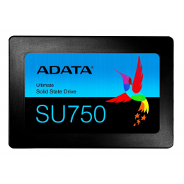 SSD накопитель ADATA 512Gb, 2.5", SATA III, R/W 550/520, IOPs 75K/65K, MTBF 2M, TBW 400, 3D NAND