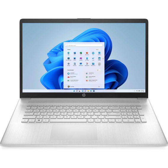 Ноутбук HP 6G825EA Laptop 17-cp1016ci 17.3'' FHD(1920x1080) IPS/AMD Ryzen 5 5625U 2,3Ghz Hexa/16GB/512GB/Integrated/Wi-Fi/BT5.0/HP TrueVision 720p/BKLT/Windows 11 Home/1Y/Silver