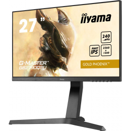 Монитор LCD 27'' 16:9 2560x1440(FHD) IPS, nonGLARE, 400cd/m2, H178°/V178°, 1000:1, 80M:1, 16.7M, 0,4 ms, VGA, HDMI, DP, USB-Hub, Height adj, Pivot, Tilt, Swivel, Speakers, Swivel, 3Y, Black