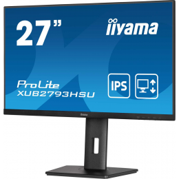 Монитор LCD 27" ETE IPS-panel, 1920x1080, 300 cd/m, 15cm Height Adj. Stand, Speakers, HDMI, DisplayPort, 4ms, USB-HUB 2x3.0