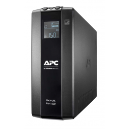 Источник бесперебойного питания APC Back-UPS Pro, Интерактивная, 1600 ВА / 960 Вт, Tower, IEC, LCD, USB, USB