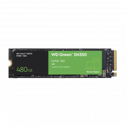 Твердотельный накопитель SSD WD Green SN350 NVMe WDS480G2G0C 480ГБ M2.2280 (TLC)