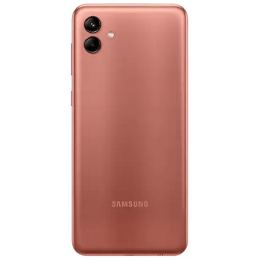 Samsung Galaxy A04 Copper, 6.5'' 1600 x 720, 8x1,8 ГГц, 8 Core, 4GB RAM, 64GB, 1 ТБ, 50 МП+2 МП/5Mpix, 2 Sim, 2G, 3G, LTE, BT v5.0, Wi-Fi, GPS, Micro-USB, 5000mAh, Android 11, 192 г, 164,4 ммx76,3 ммx9,1 мм