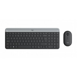 Комплект беспроводной Logitech Slim Wireless Keyboard and Mouse Combo MK470-GRAPHITE - RUS - 2.4GHZ - N/A - INTNL (M/N: Y-R0075 / MR0082 / C-U0010)