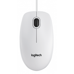 Мышь Logitech B100 White (белая