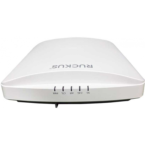 Ruckus R750 dual-band 802.11abgn/ac/ax Wireless Access Point with Multi-Gigabit Ethernet backhaul and onboard BLE/ZIgbee,, 4x4:4 streams (5GHz) 4x4:4 streams (2.4GHz), OFDMA, MU-MIMO, BeamFlex+, dual ports, 802.3at PoE support. Does not include power adap