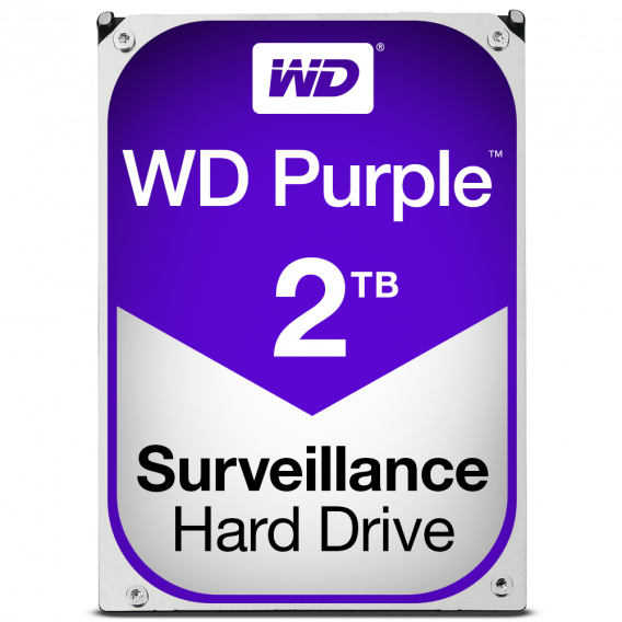 Жесткий диск Western Digital Purple WD20PURX 2TB 3.5" IntelliPower 64MB SATA-III DV для систем видеонаблюдения