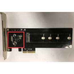 Адаптер - переходник М.2 - PCIe ( ключ M.2 односторонний )