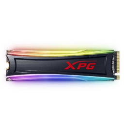 SSD накопитель ADATA SPECTRIX S40G, 1TB, M.2 2280, NVMe, PCIe 3.0 x4, 3D NAND, R/W 3500/1900MB/s, IOPs 290K/240K, TBW 640, RGB, с радиатором