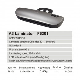 Ламинатор COMIX F6301 А3