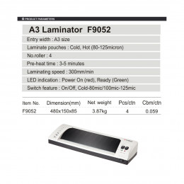 Ламинатор COMIX F9052 А3