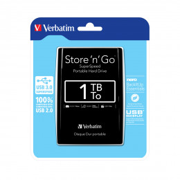 Внешний жёсткий диск Verbatim 1TB 2.5" Store 'n' Go Чёрный