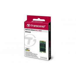Твердотельный накопитель SSD Transcend 240GB M.2 2242, SATA3 B+M Key, TLC