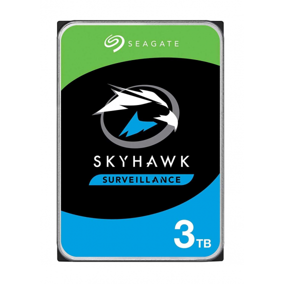 Жесткий диск Seagate ST3000VX009 SkyHawk 3TB, 3.5", 5400rpm, SATA3, 256MB, 3Y, для видеоданных