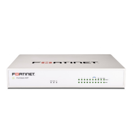 FortiGate-61F Hardware plus 1 Year 24x7 FortiCare and FortiGuard Unified Threat Protection (UTP)