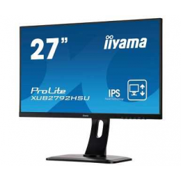 Монитор LCD 27'' [16:9] 1920х1080(FHD) IPS, nonGLARE, 75 Гц, 250cd/m2, H178°/V178°, 1000:1, 80M:1, 16.7M, 4ms, VGA, HDMI, DP, USB-Hub, Height adj, Pivot, Tilt, Swivel, Speakers, 3Y, Black