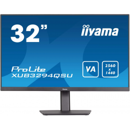 Монитор LCD 32'' ETE VA-panel, 2560x1440, 250cd/m, 4ms, Speakers, DisplayPort, HDMI, USB-HUB (2x 3.0), 15cm Height Adj. Stand, Черный