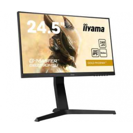 Монитор LCD 24.5'' [16:9] 1920х1080(FHD) IPS, nonGLARE, 400cd/m2, H178°/V178°, 1000:1, 80M:1, 16.7M, 0,4 ms, VGA, HDMI, DP, USB-Hub, Height adj, Pivot, Tilt, Swivel, Speakers, Swivel, 3Y, Black