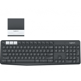 Клавиатура беспроводная Logitech K375s (GRAPHITE/OFFWHITE