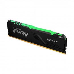 Модуль памяти Kingston FURY Beast Black RGB KF432C16BBA/16 DDR4 16GB 3200MHz