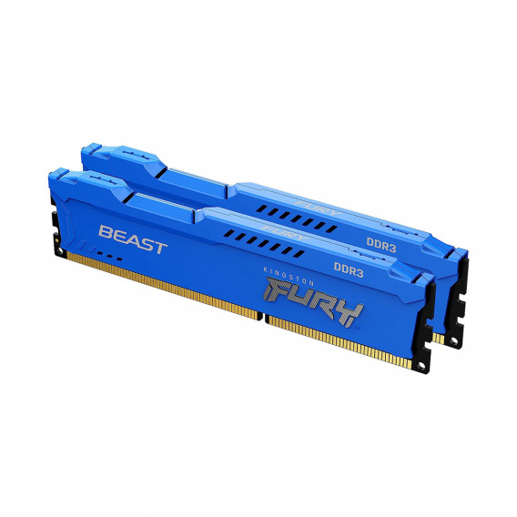 Комплект модулей памяти Kingston FURY Beast Blue KF316C10BK2/8 DDR3 8GB (Kit 2x4GB) 1600MHz