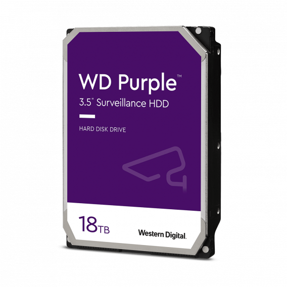 Жесткий диск WD Purple WD180PURZ 18ТБ 3,5" 7200RPM 512MB (SATA-III) DV&NVR с поддержкой аналитики данных (AI)