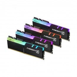 Комплект модулей памяти G.SKILL Trident Z RGB F4-3200C16Q-32GTZRX DDR4 32GB (Kit 4x32GB) 3200MHz