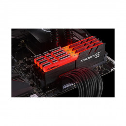 Комплект модулей памяти G.SKILL Trident Z RGB F4-3200C16Q-32GTZRX DDR4 32GB (Kit 4x32GB) 3200MHz