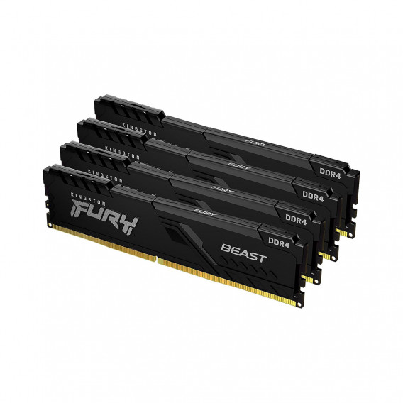 Комплект модулей памяти Kingston Fury Beast KF426C16BB1K4/64 DDR4 64GB (Kit 4x16GB) 2666MHz