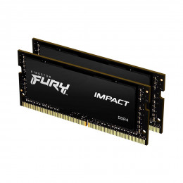 Комплект модулей памяти Kingston Fury Impact KF426S15IBK2/16 DDR4 16GB (Kit 2x8GB) 2666MHz