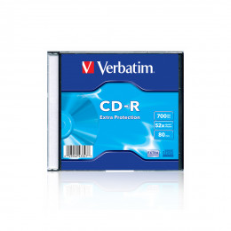 Диск CD-R Verbatim (43347) 700MB 1штук Незаписанный