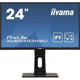 Монитор LCD 23.8'' [16:9] 1920х1080(FHD) IPS, nonGLARE, 250cd/m2, H178°/V178°, 1000:1, 5M:1, 16.7M, 4ms, VGA, HDMI, DP, USB-Hub, Height adj, Pivot, Tilt, Swivel, Speakers, Audio out, 3Y, Black