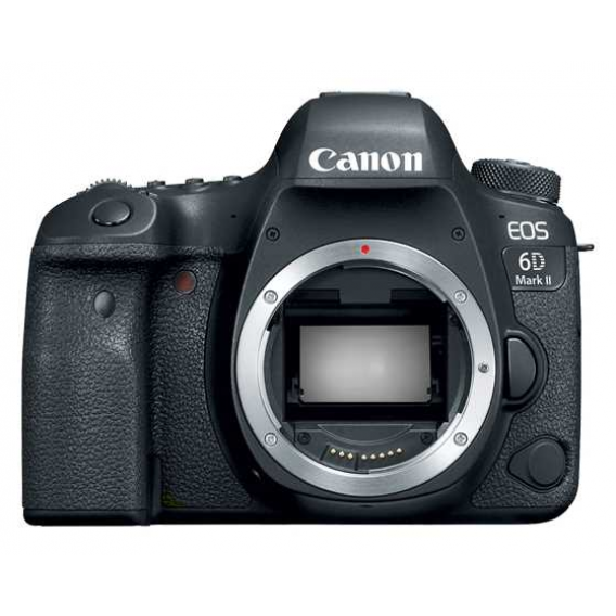 Фотоаппарат Canon EOS 6D Mark II, без объектива, черный, 26 Mpx CMOS 35.9 х 24 мм, 3840x2160/30, экран 3.0" поворотный, Li-ion