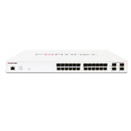 FortiSwitch-124E-POE L2+ managed POE switch with 24GE +4SFP