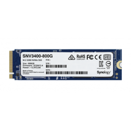 Накопитель твердотельный Synology SNV3400-800G   SSD 800 GB M.2 2280 NVMe PCIe 3.0 x4 DWPD (0