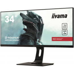 Монитор LCD 34'' [21:9] 3440x1440(UWQHD) IPS, nonGLARE, 350cd/m2, H178°/V178°, 1000:1, 80M:1, 16.7M, 1ms, VGA, 2xHDMI, 2xDP, USB-Hub, Height adj, Pivot, Tilt, Swivel, Speakers, 3Y, Black