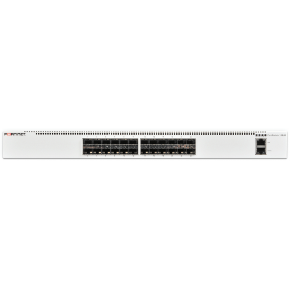 FortiSwitch-1024D L2/L3 Switch - 24 x GE/10GE SFP/SFP+ slots, dual AC power supplies